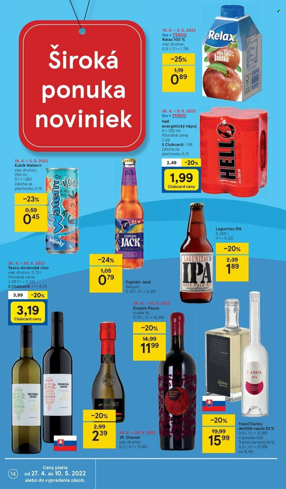 Leták TESCO - 27.4.2022 - 3.5.2022. Strana 14