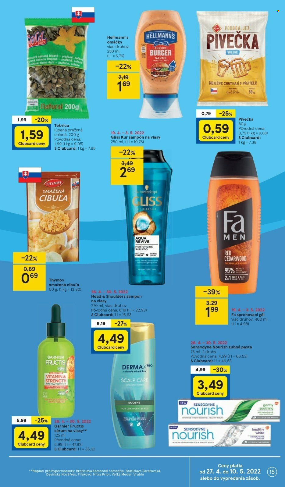 Leták TESCO - 27.4.2022 - 3.5.2022. Strana 15