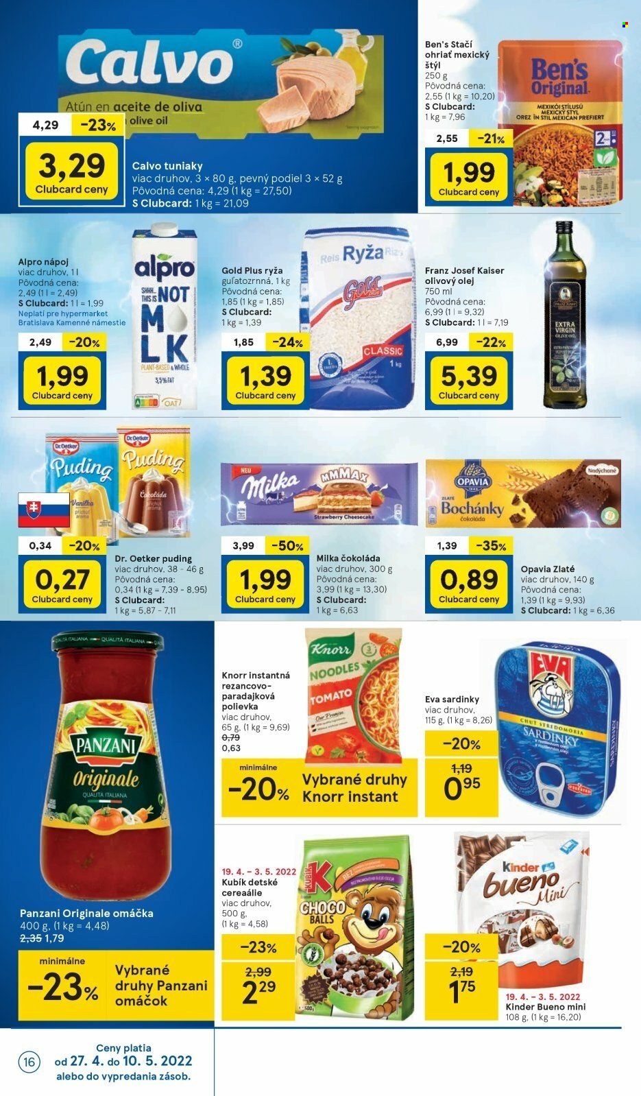 Leták TESCO - 27.4.2022 - 3.5.2022. Strana 16