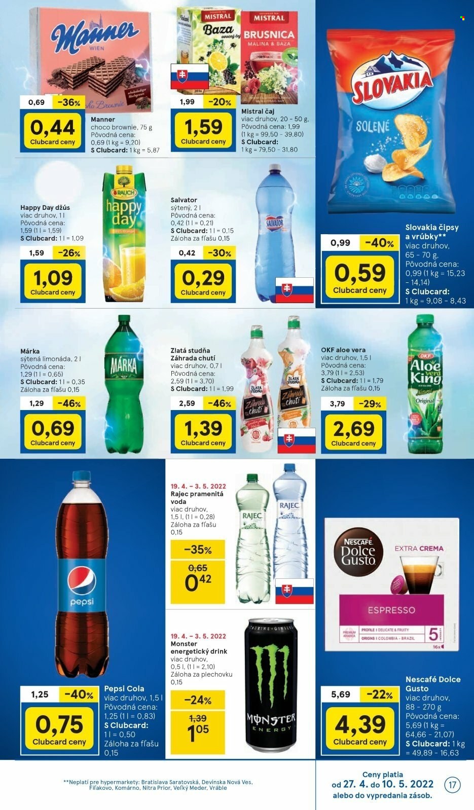 Leták TESCO - 27.4.2022 - 3.5.2022. Strana 17