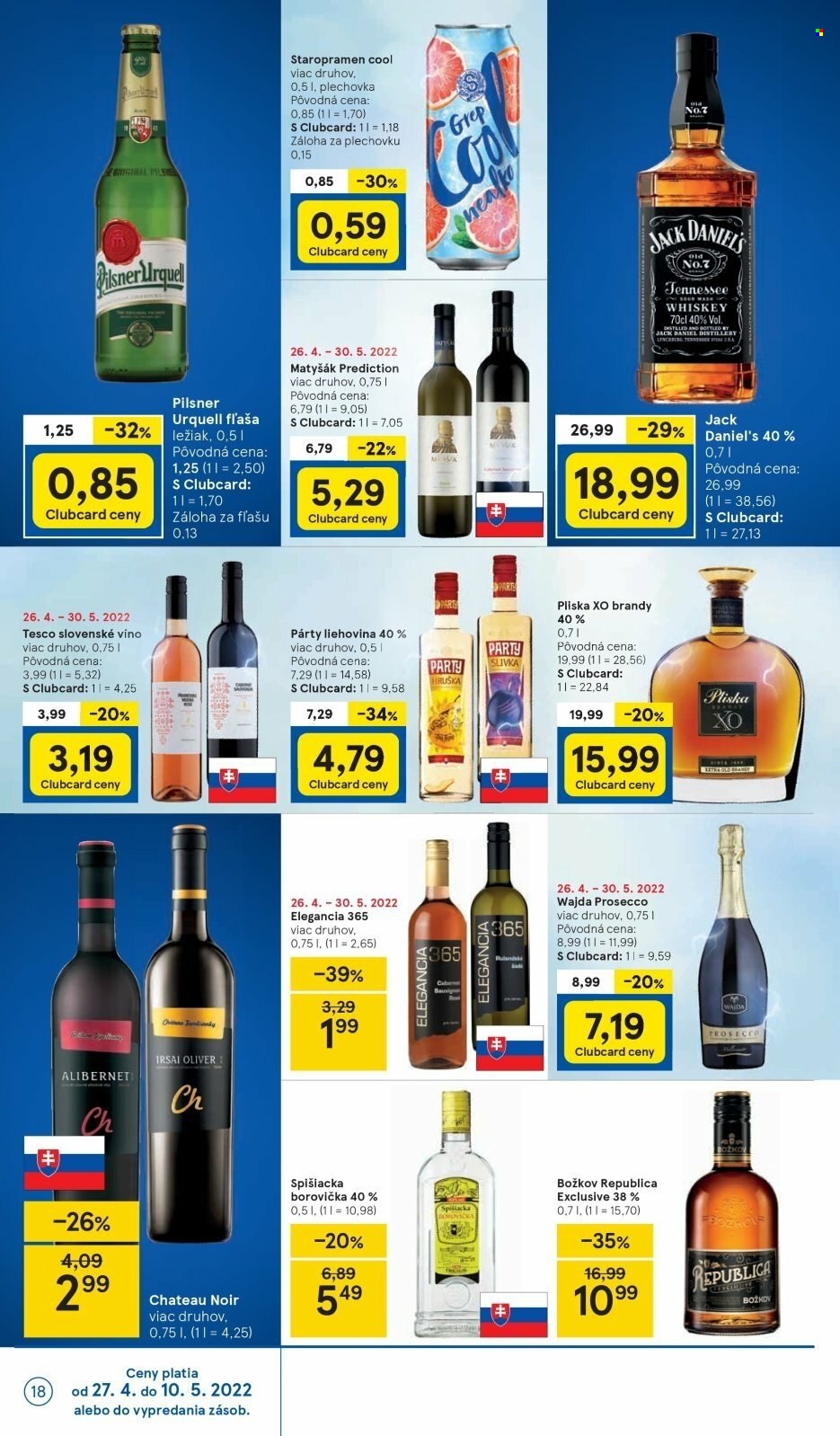 Leták TESCO - 27.4.2022 - 3.5.2022. Strana 18