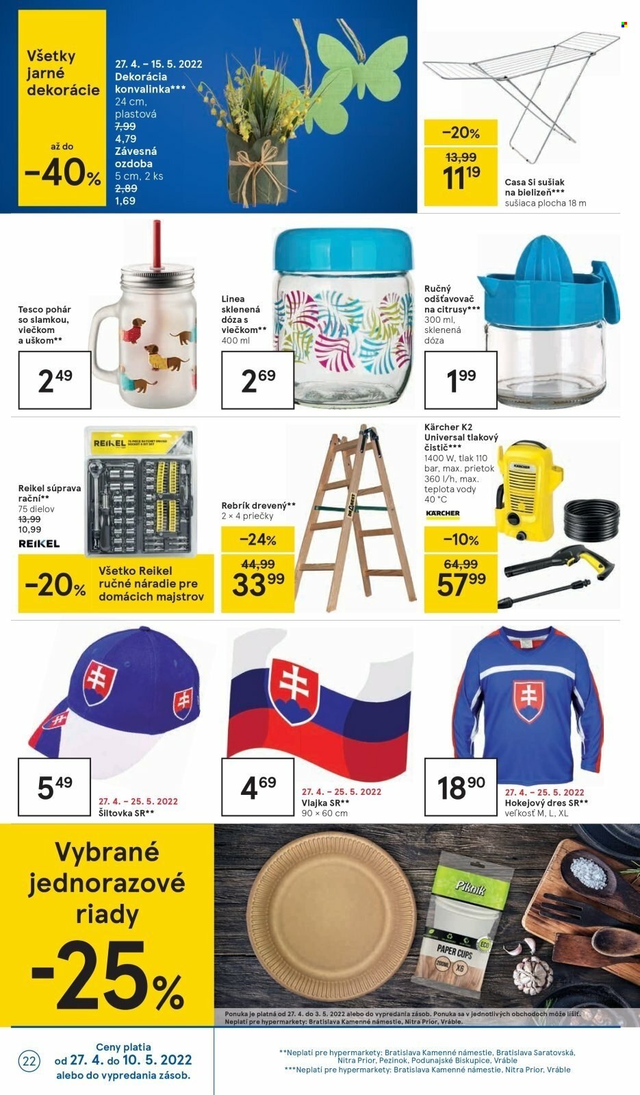Leták TESCO - 27.4.2022 - 3.5.2022. Strana 22