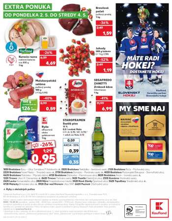 thumbnail - STAROPRAMEN Svetlé pivo 10 % 0,5 l vratná fľaša (=1 l A: 0,78 / KC: 0,70) 1 + záloh za fľašu 0,13