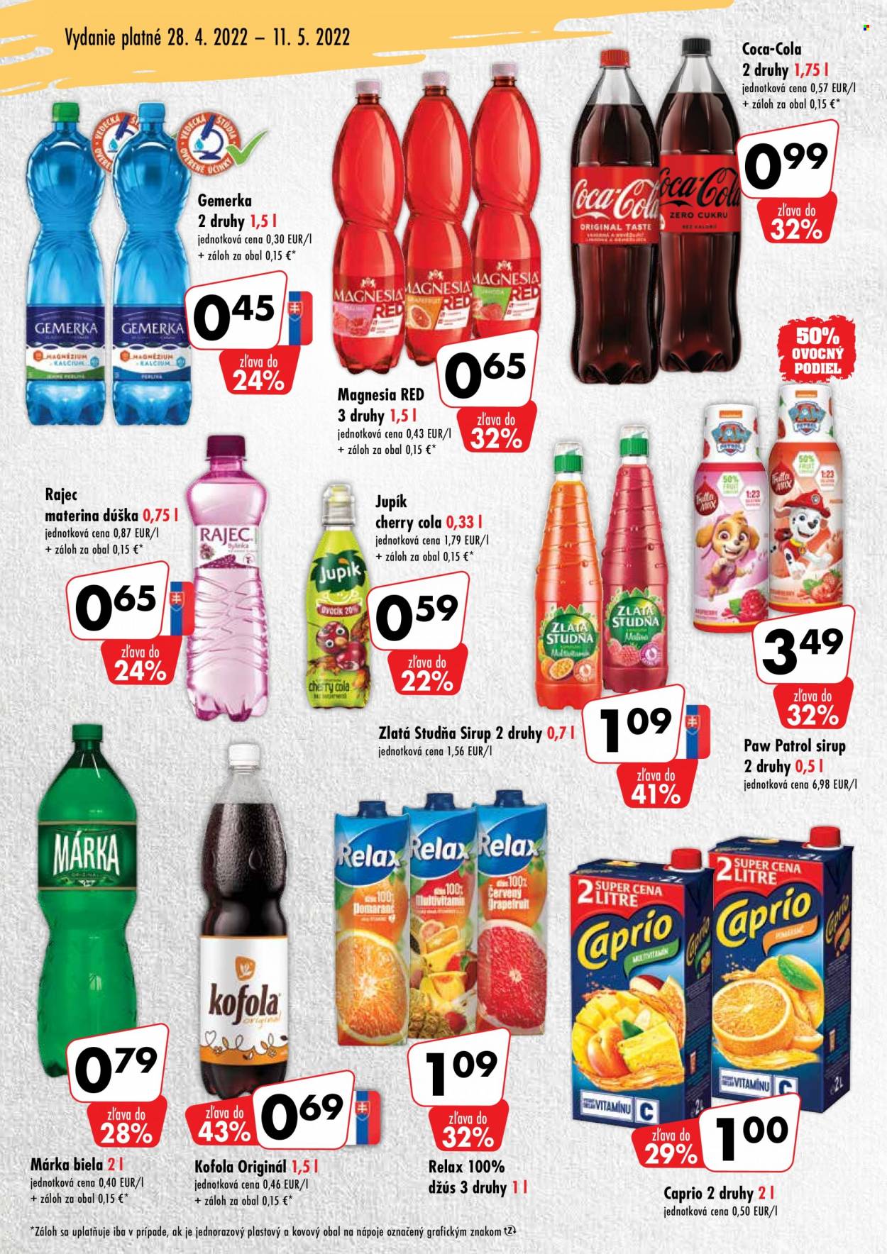 Leták COOP Jednota - 28.4.2022 - 11.5.2022. Strana 8