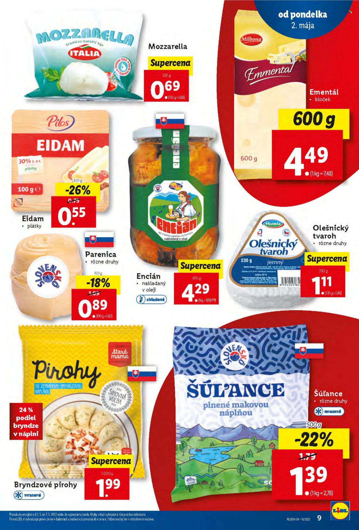 Leták Lidl - 2.5.2022 - 7.5.2022. Strana 9