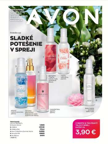 Leták Avon - 1.5.2022 - 30.6.2022.