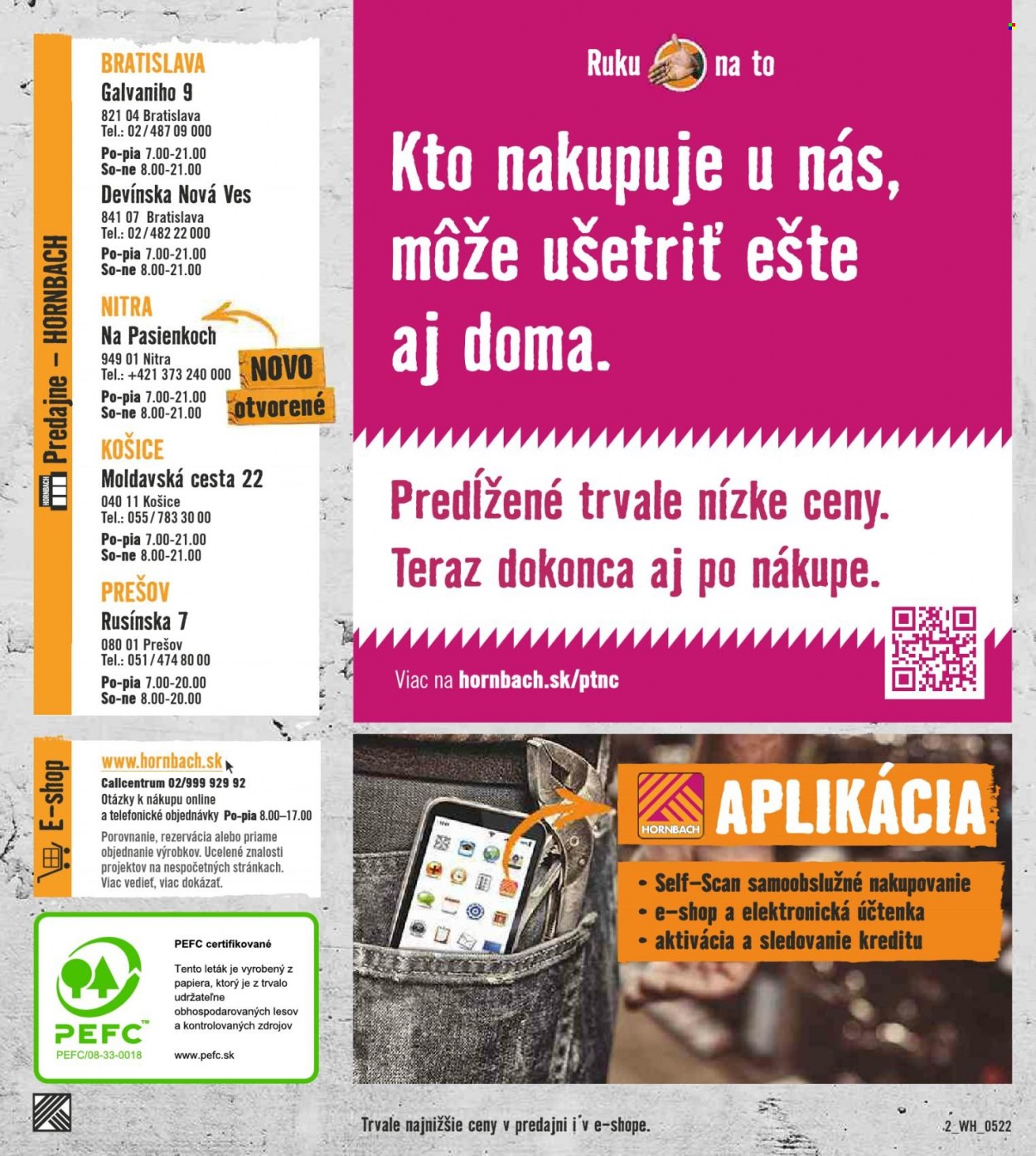 Leták Hornbach - 27.4.2022 - 31.5.2022. Strana 2