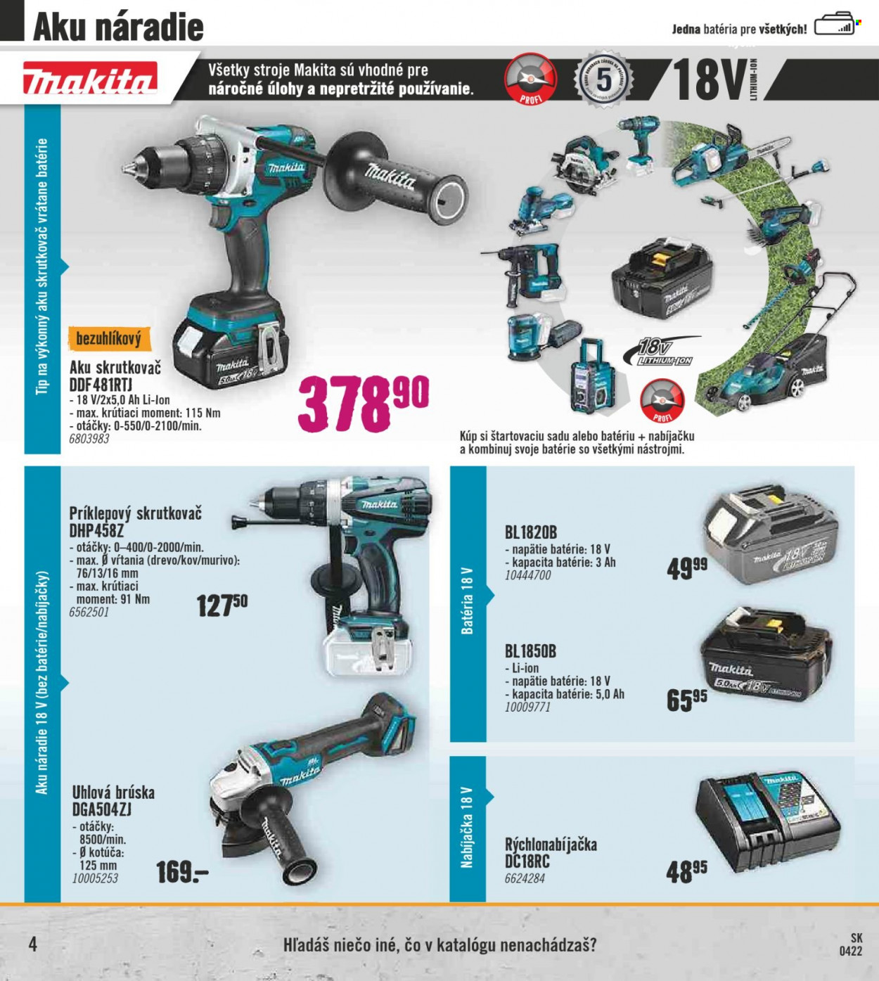 Leták Hornbach - 26.4.2022 - 26.7.2022. Strana 4