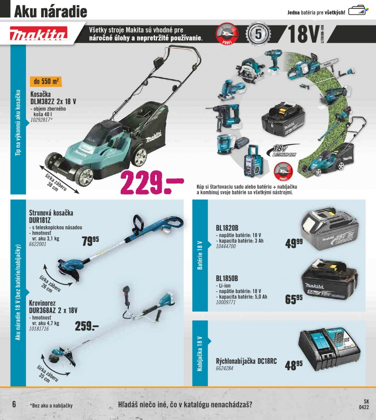 Leták Hornbach - 26.4.2022 - 26.7.2022. Strana 6