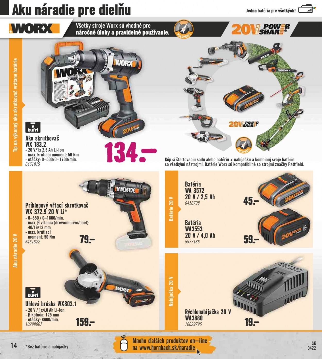 Leták Hornbach - 26.4.2022 - 26.7.2022. Strana 14