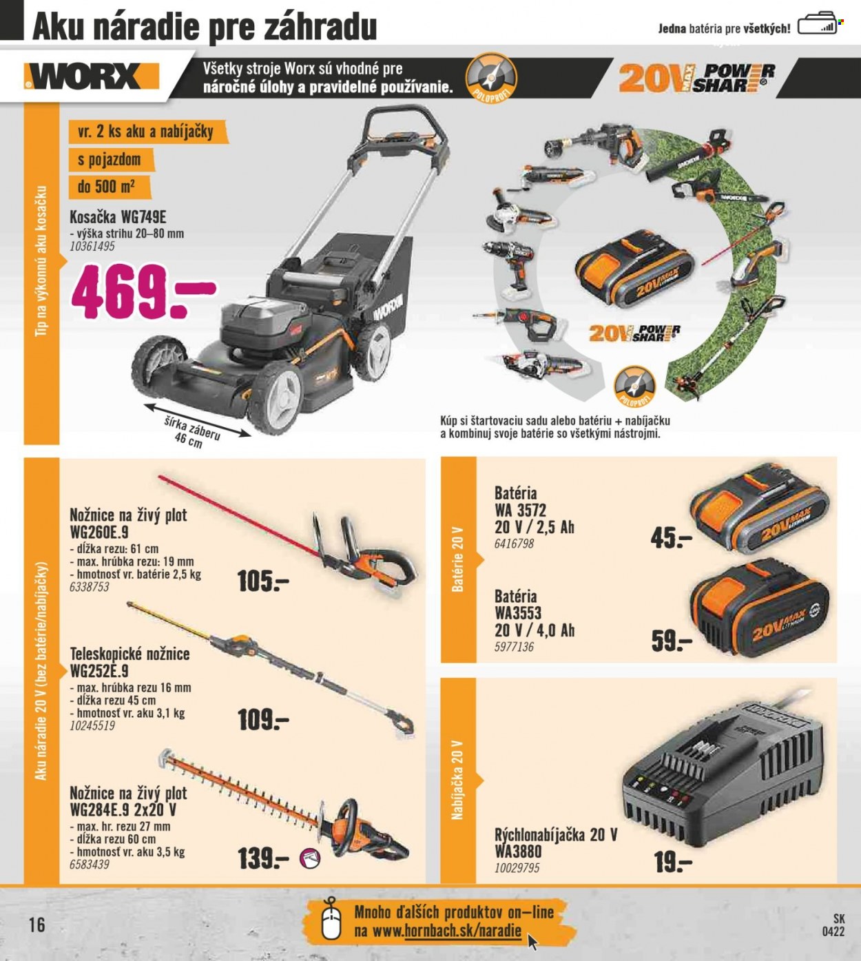 Leták Hornbach - 26.4.2022 - 26.7.2022. Strana 16