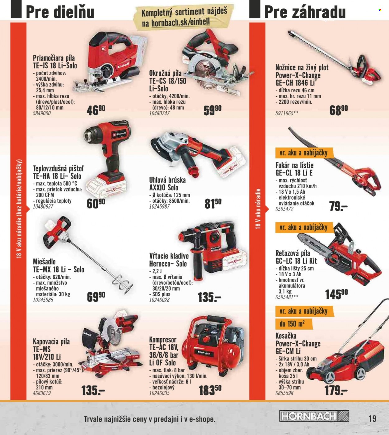 Leták Hornbach - 26.4.2022 - 26.7.2022. Strana 19