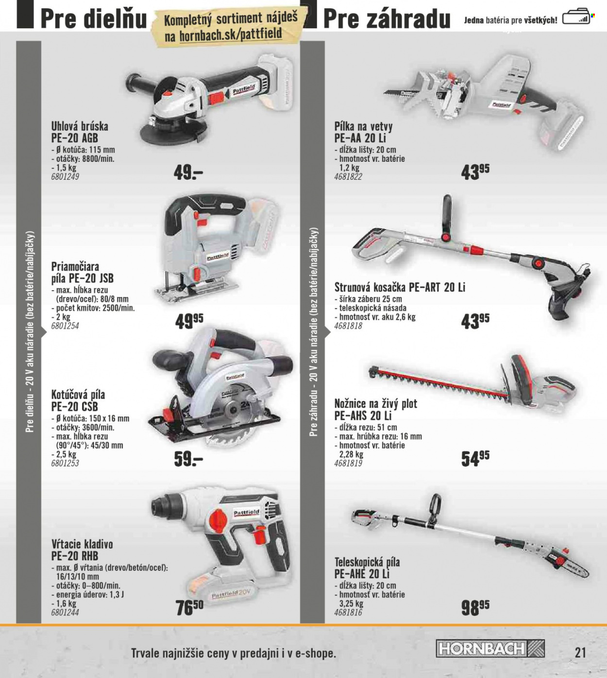 Leták Hornbach - 26.4.2022 - 26.7.2022. Strana 21