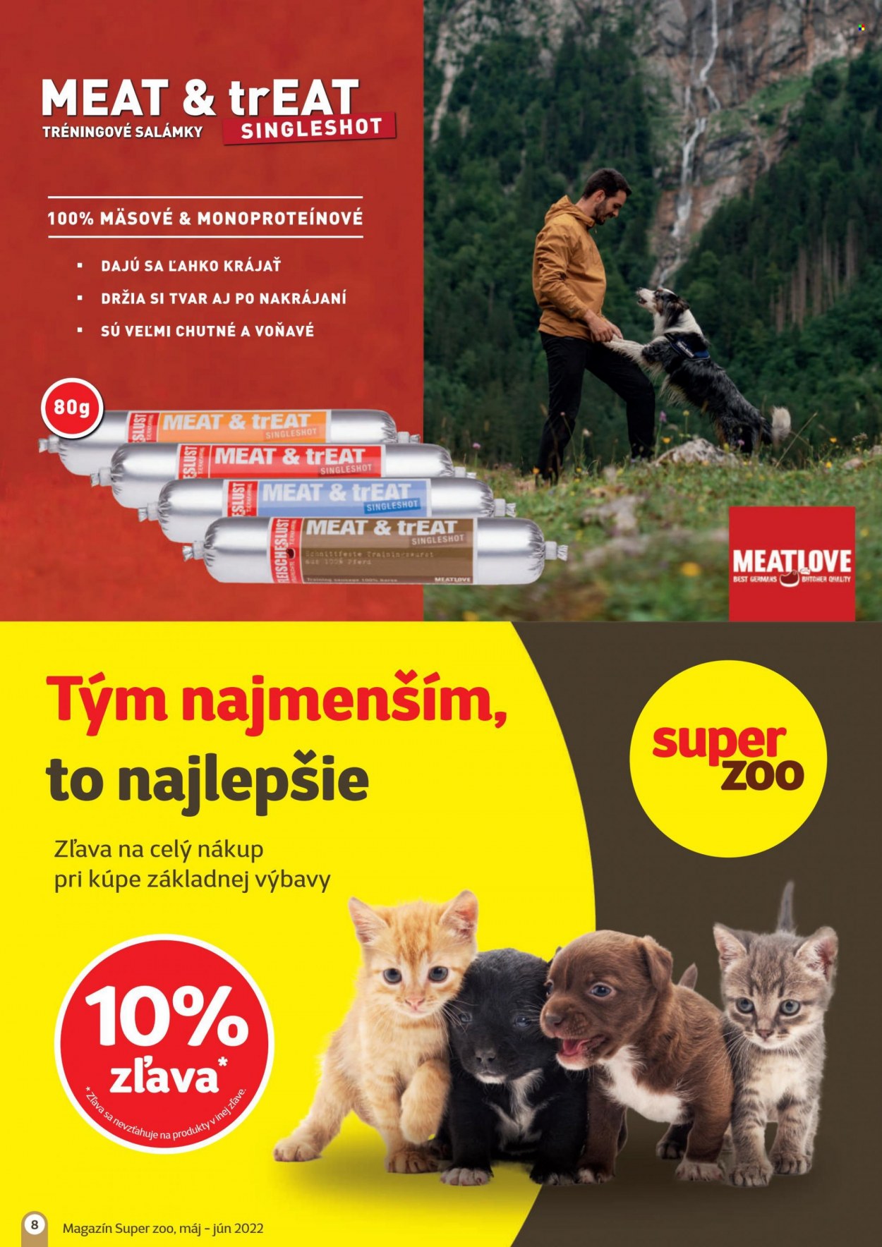 Leták SUPER ZOO - 1.5.2022 - 30.6.2022. Strana 8