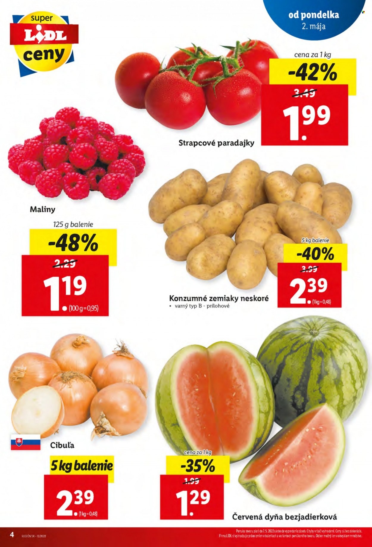 Leták Lidl - 5.5.2022 - 7.5.2022. Strana 4