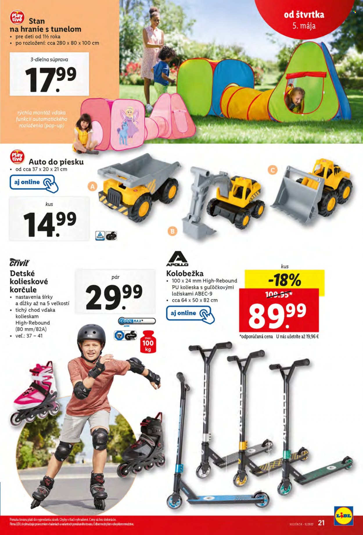 Leták Lidl - 5.5.2022 - 7.5.2022. Strana 21