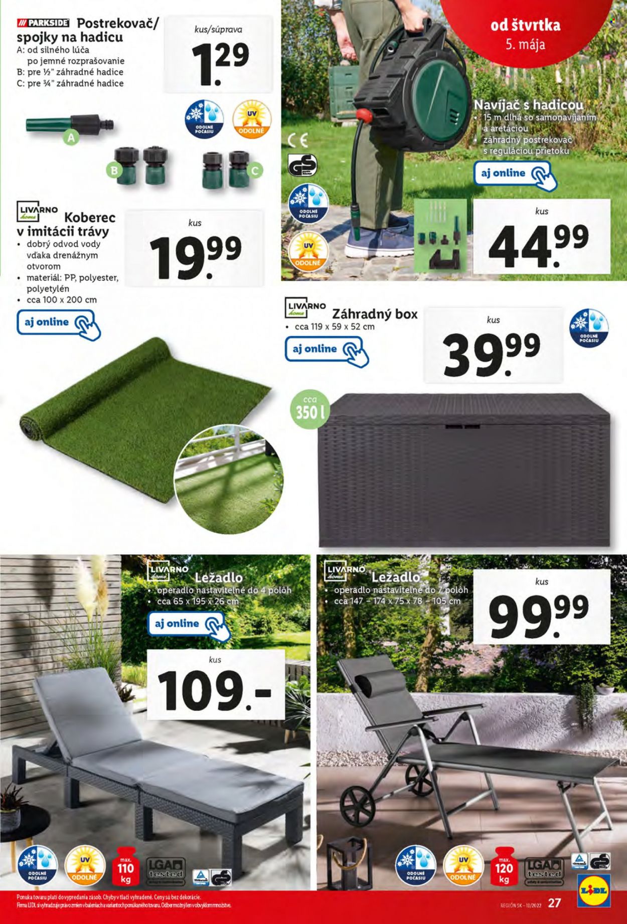 Leták Lidl - 5.5.2022 - 7.5.2022. Strana 27