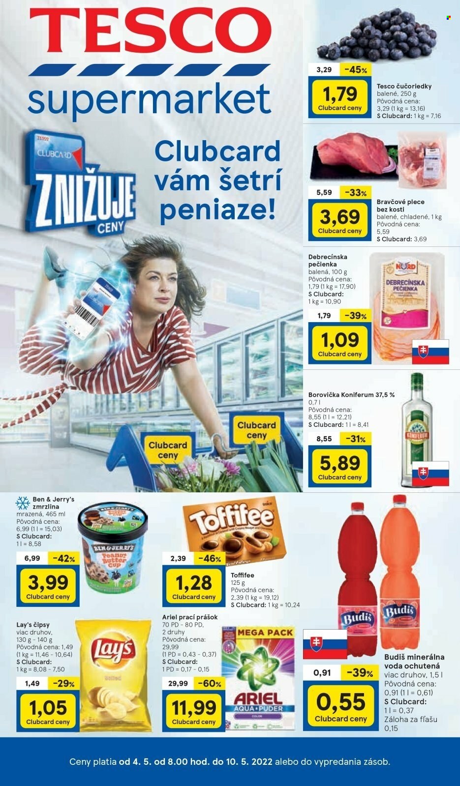 Leták TESCO supermarket - 4.5.2022 - 10.5.2022. Strana 1