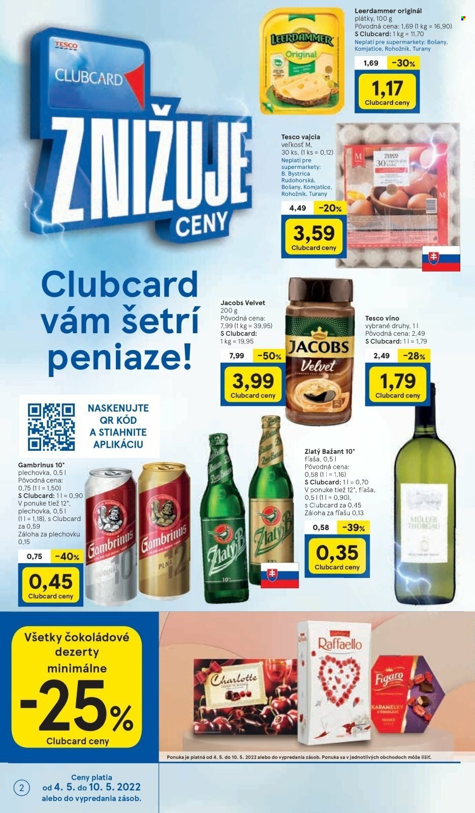 Leták TESCO supermarket - 4.5.2022 - 10.5.2022. Strana 2