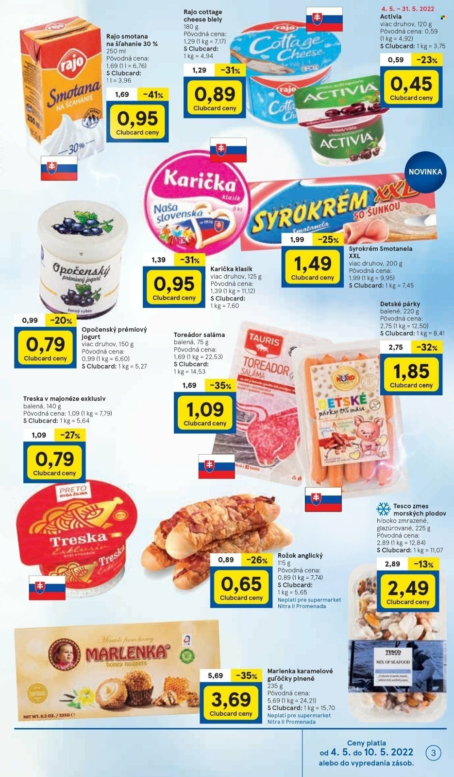 Leták TESCO supermarket - 4.5.2022 - 10.5.2022. Strana 3