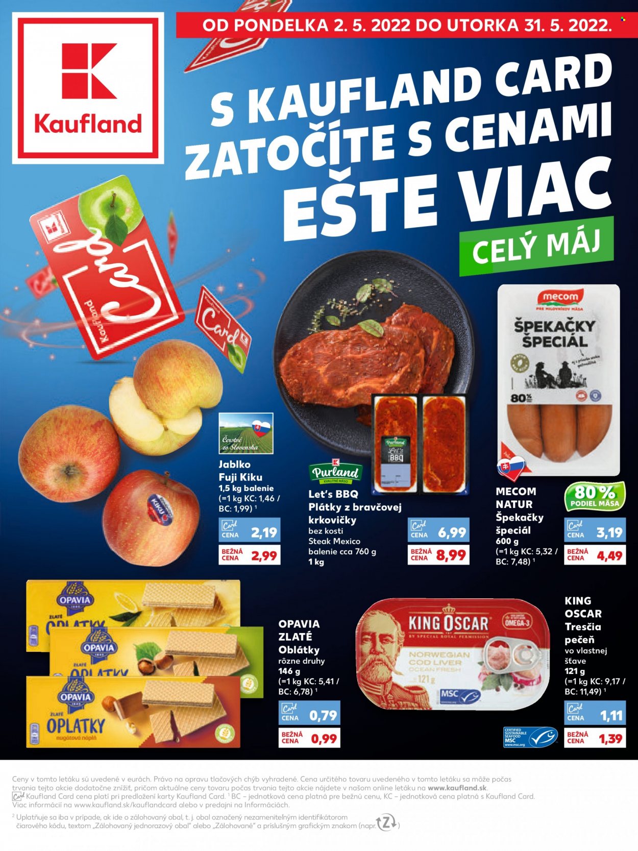 Leták Kaufland - 2.5.2022 - 31.5.2022. Strana 1