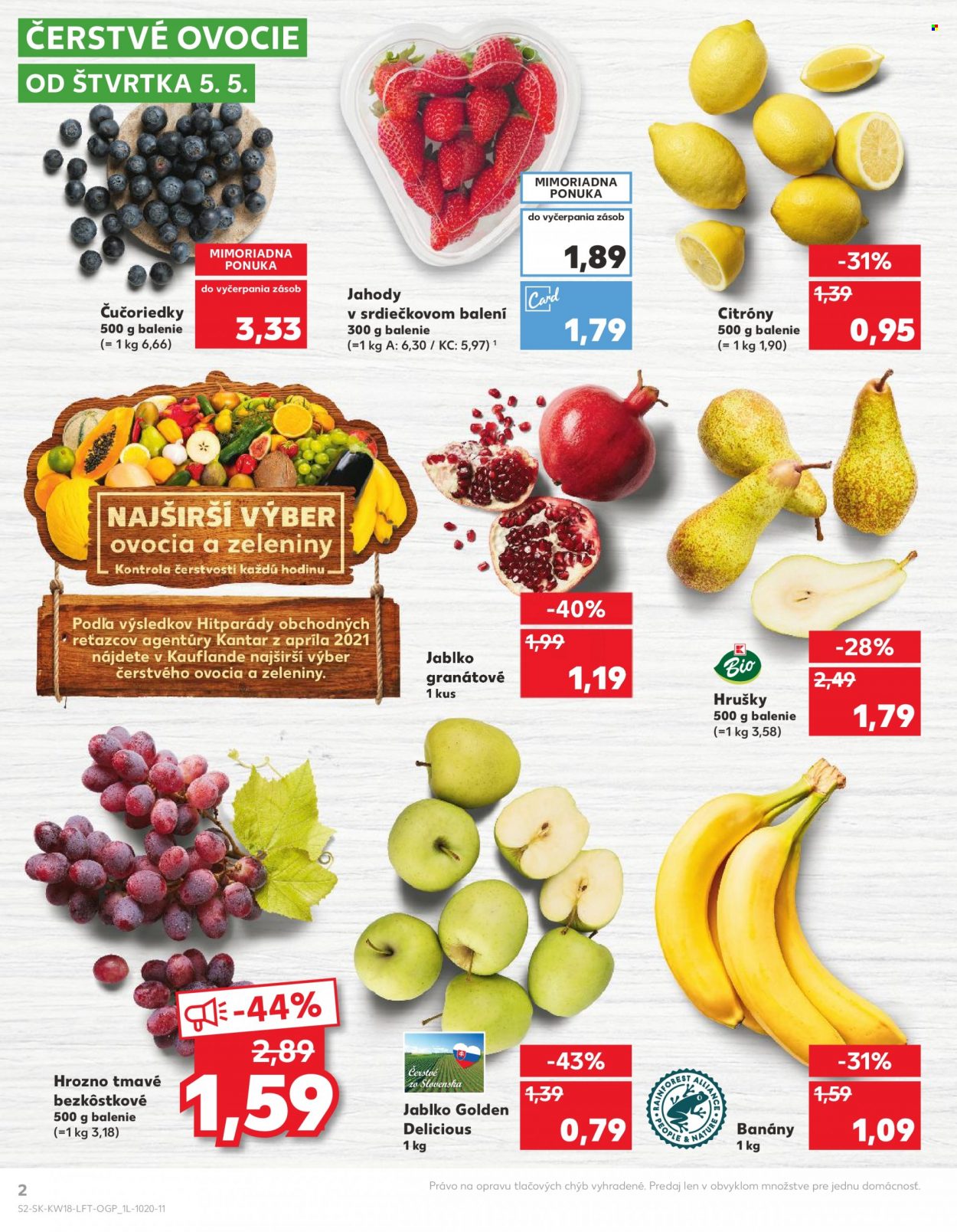 Leták Kaufland - 5.5.2022 - 11.5.2022. Strana 2