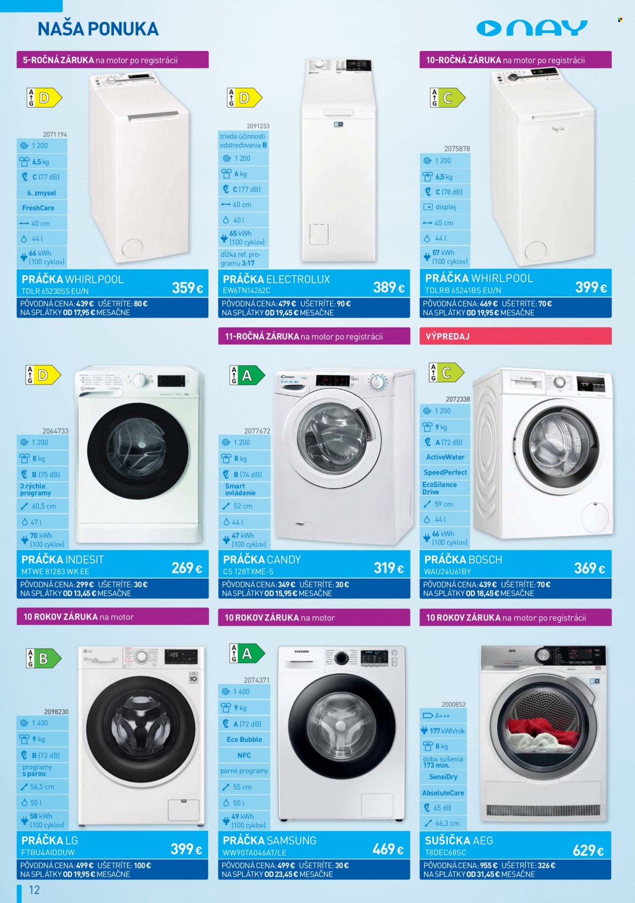 Leták NAY Elektrodom - 5.5.2022 - 1.6.2022. Strana 12