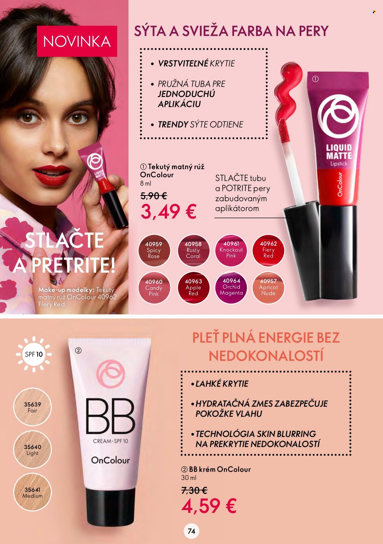 Leták Oriflame - 4.5.2022 - 24.5.2022. Strana 74
