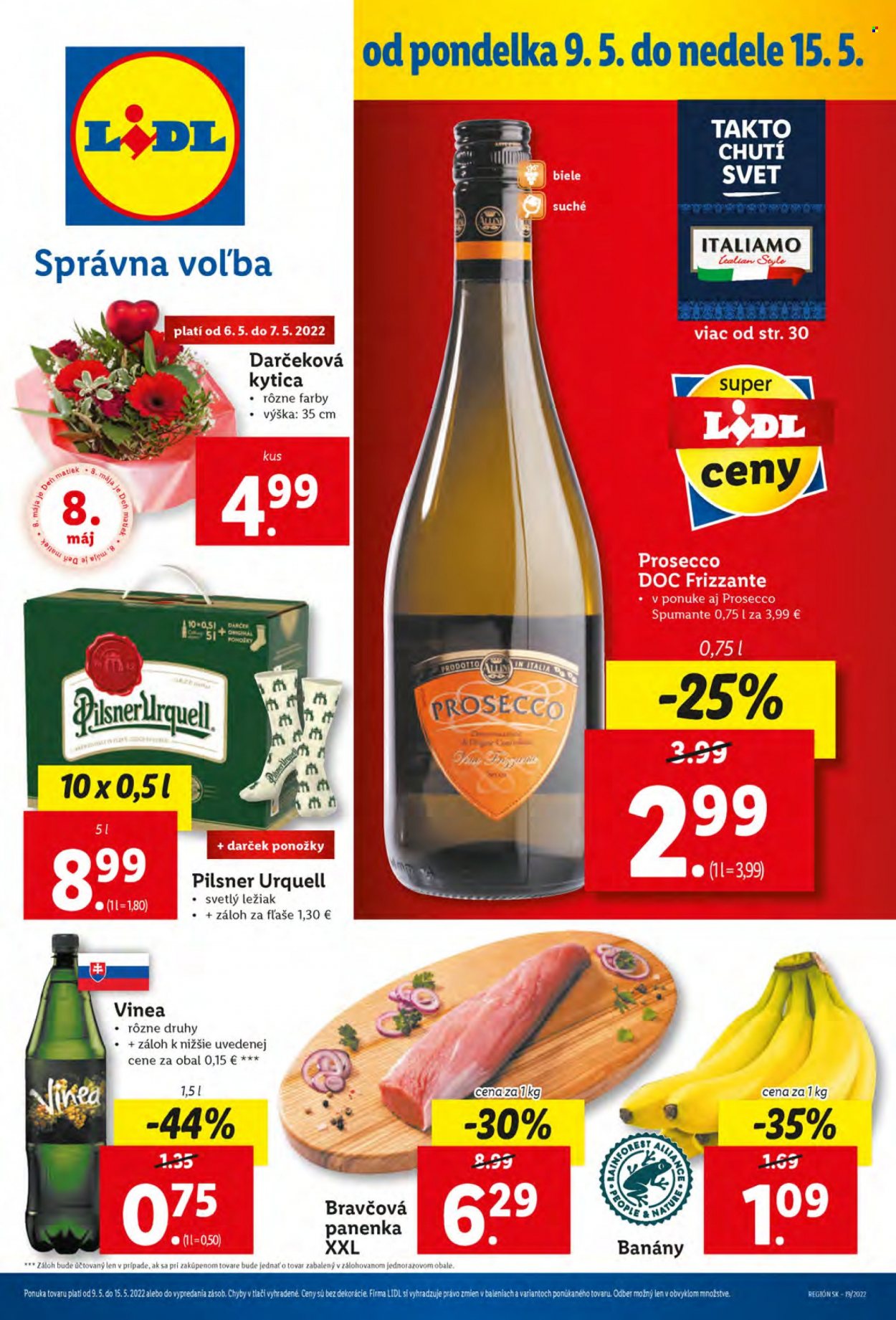 Leták Lidl - 9.5.2022 - 15.5.2022. Strana 1