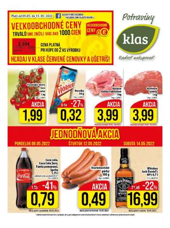 Leták Klas - 9.5.2022 - 15.5.2022.