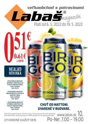 Leták Labaš - 6.5.2022 - 19.5.2022.