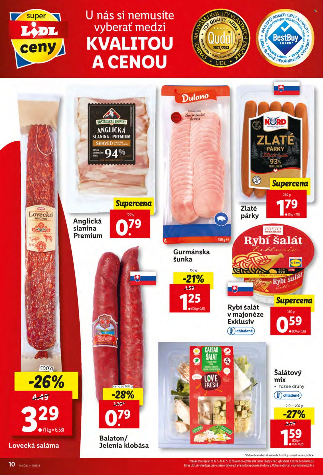 Leták Lidl - 12.5.2022 - 15.5.2022. Strana 10