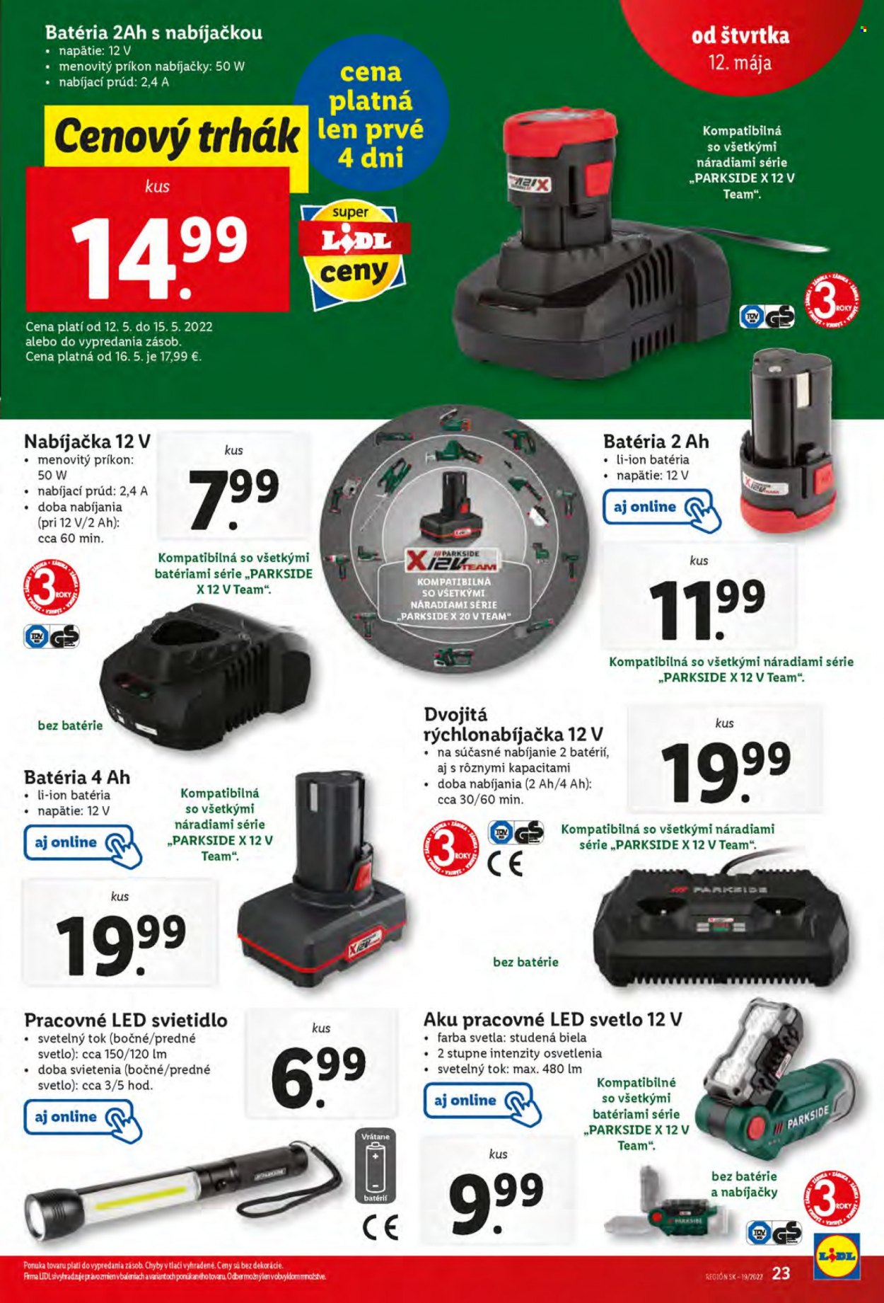 Leták Lidl - 12.5.2022 - 15.5.2022. Strana 23