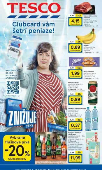 Leták TESCO - 11.5.2022 - 17.5.2022.