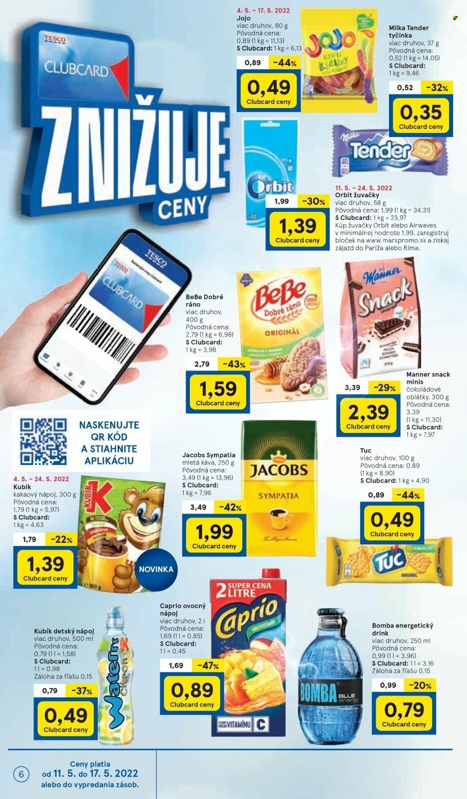 Leták TESCO - 11.5.2022 - 17.5.2022. Strana 6