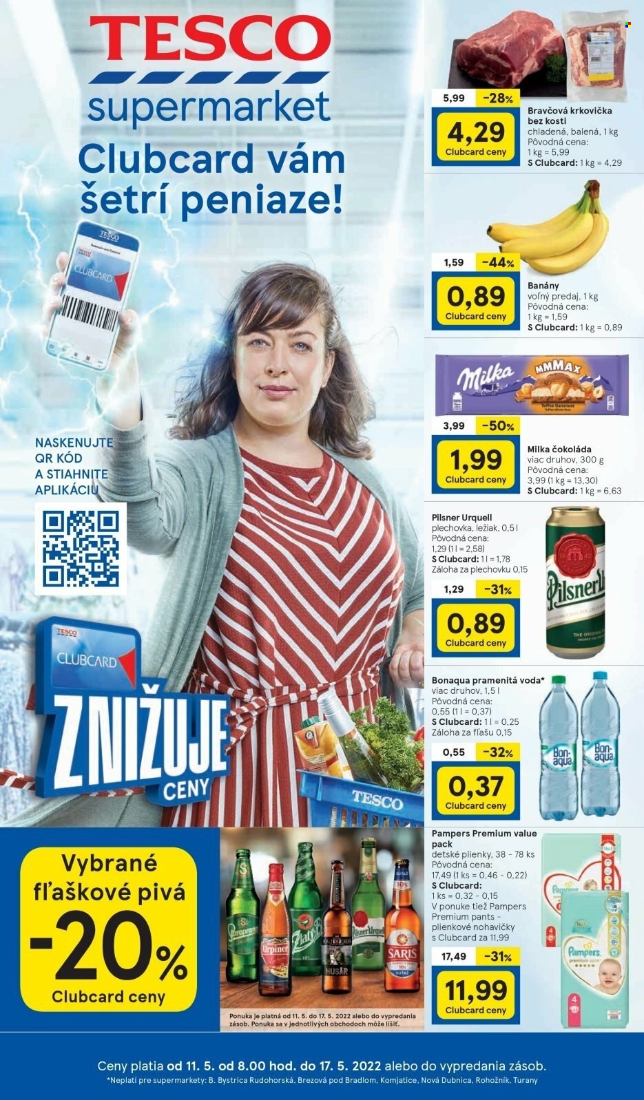 Leták TESCO supermarket - 11.5.2022 - 17.5.2022. Strana 1