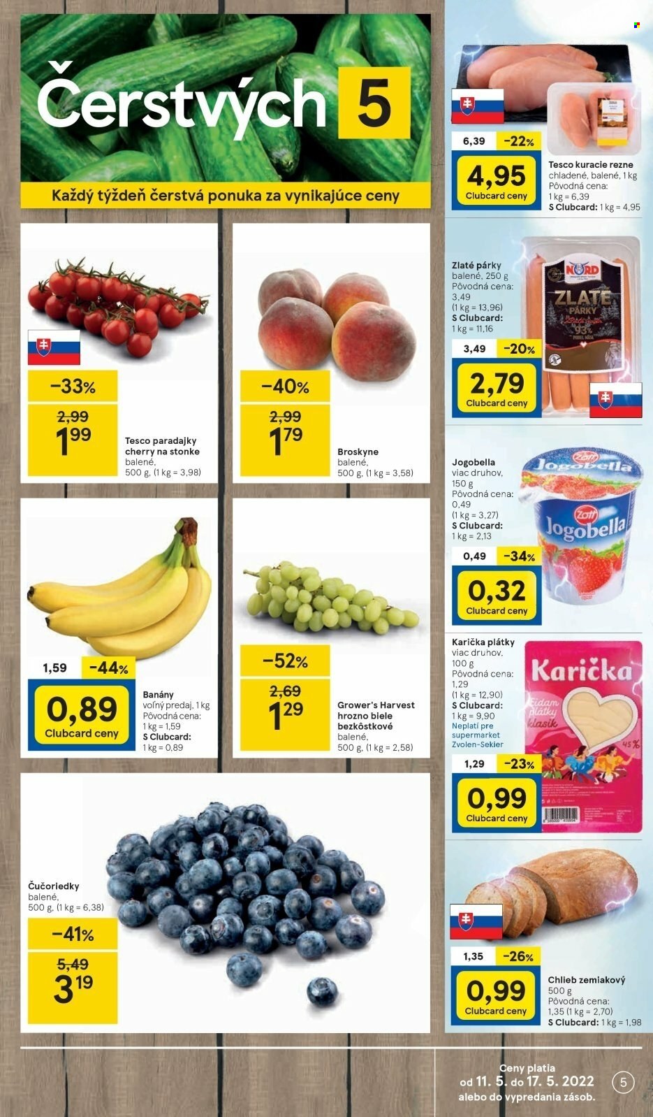 Leták TESCO supermarket - 11.5.2022 - 17.5.2022. Strana 5