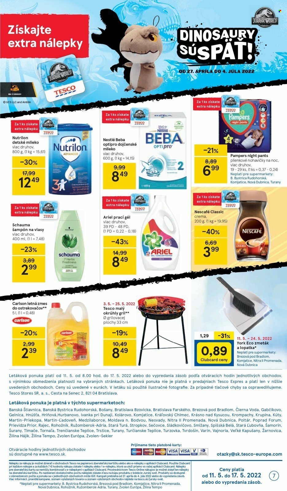 Leták TESCO supermarket - 11.5.2022 - 17.5.2022. Strana 7