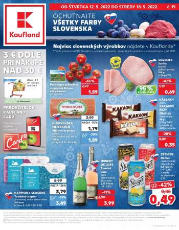 Leták Kaufland - 12.5.2022 - 18.5.2022.