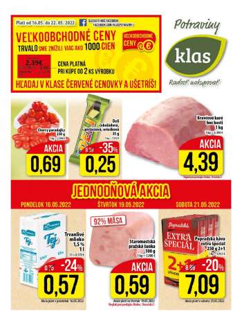 Leták Klas - 16.5.2022 - 22.5.2022.