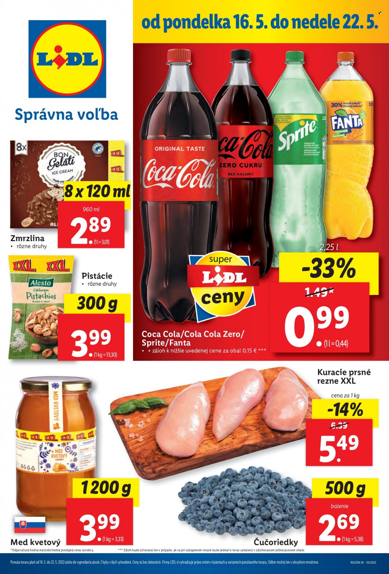 Leták Lidl - 16.5.2022 - 22.5.2022. Strana 1