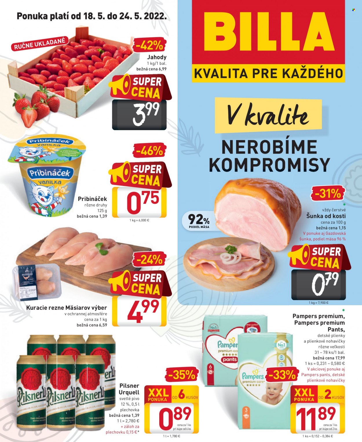 Leták Billa - 18.5.2022 - 24.5.2022. Strana 1