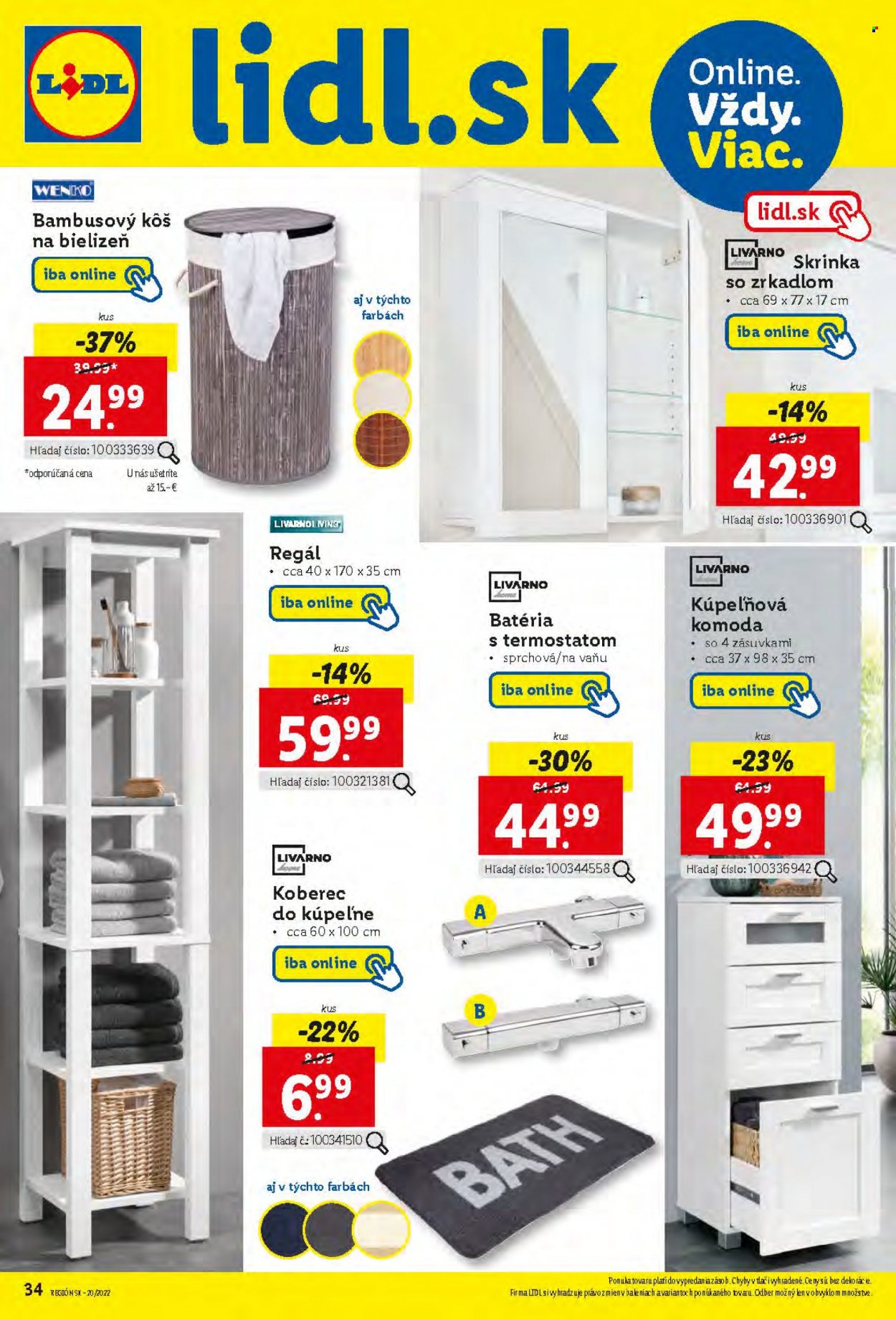 Leták Lidl - 19.5.2022 - 22.5.2022. Strana 34