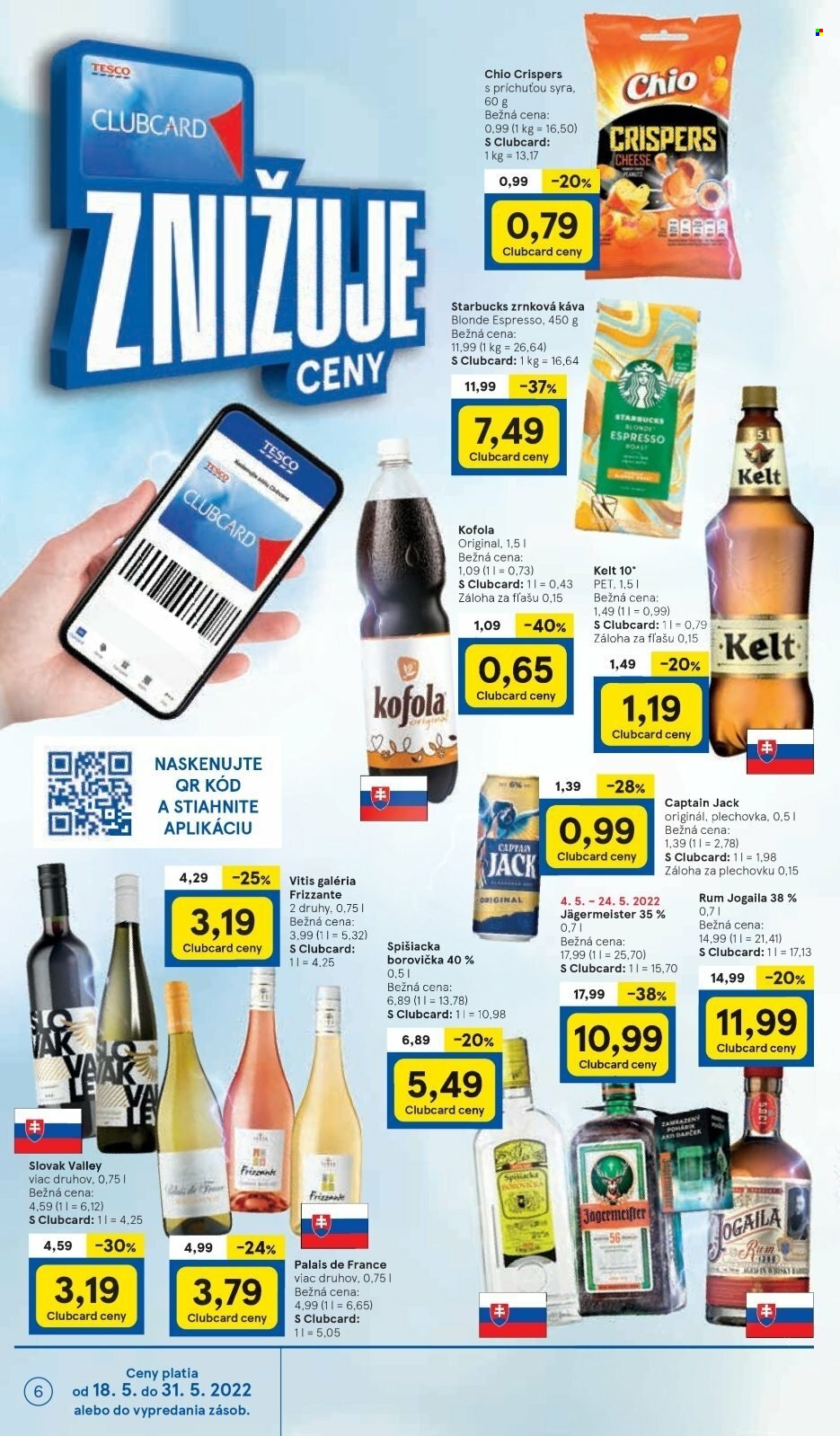 Leták TESCO - 18.5.2022 - 24.5.2022. Strana 6