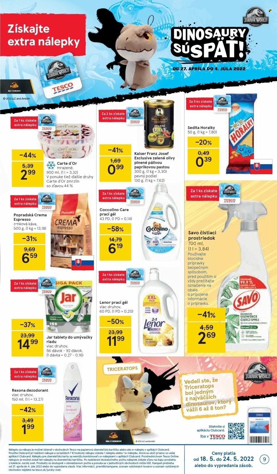 Leták TESCO - 18.5.2022 - 24.5.2022. Strana 9