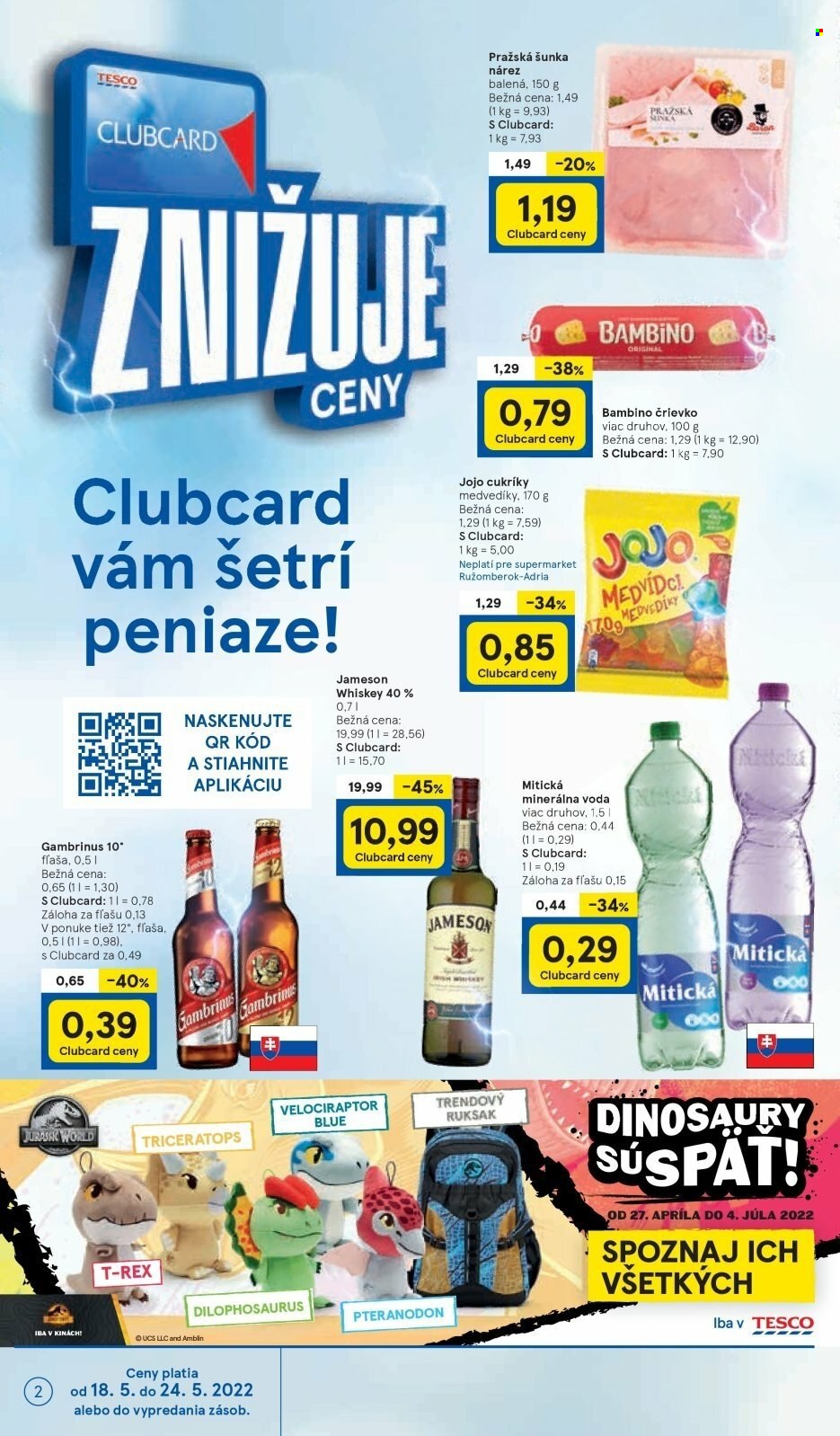 Leták TESCO supermarket - 18.5.2022 - 24.5.2022. Strana 2