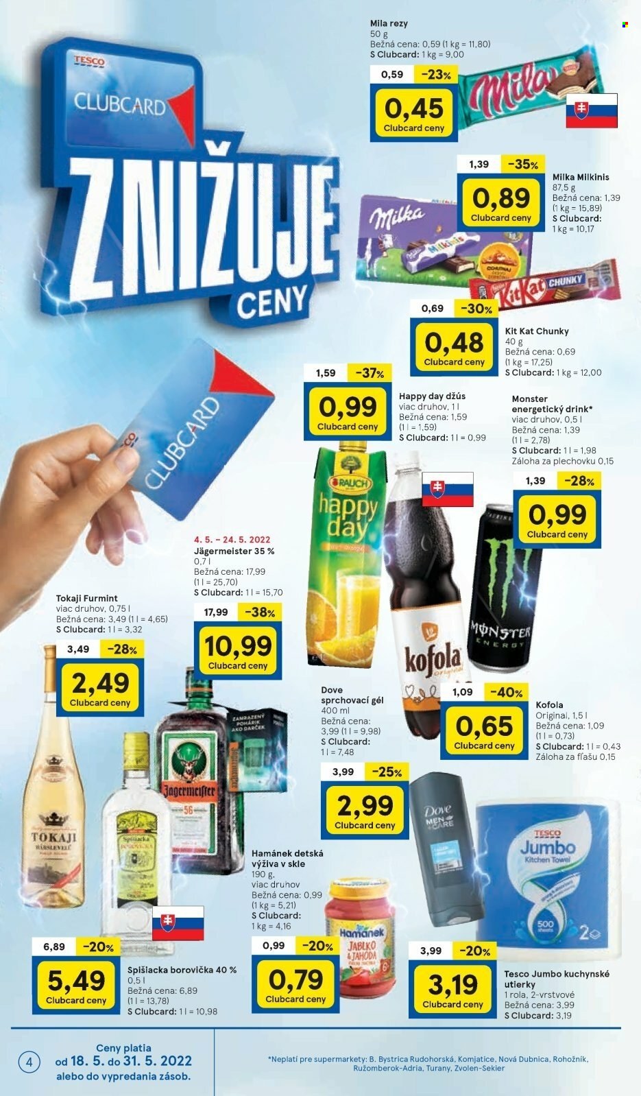 Leták TESCO supermarket - 18.5.2022 - 24.5.2022. Strana 4