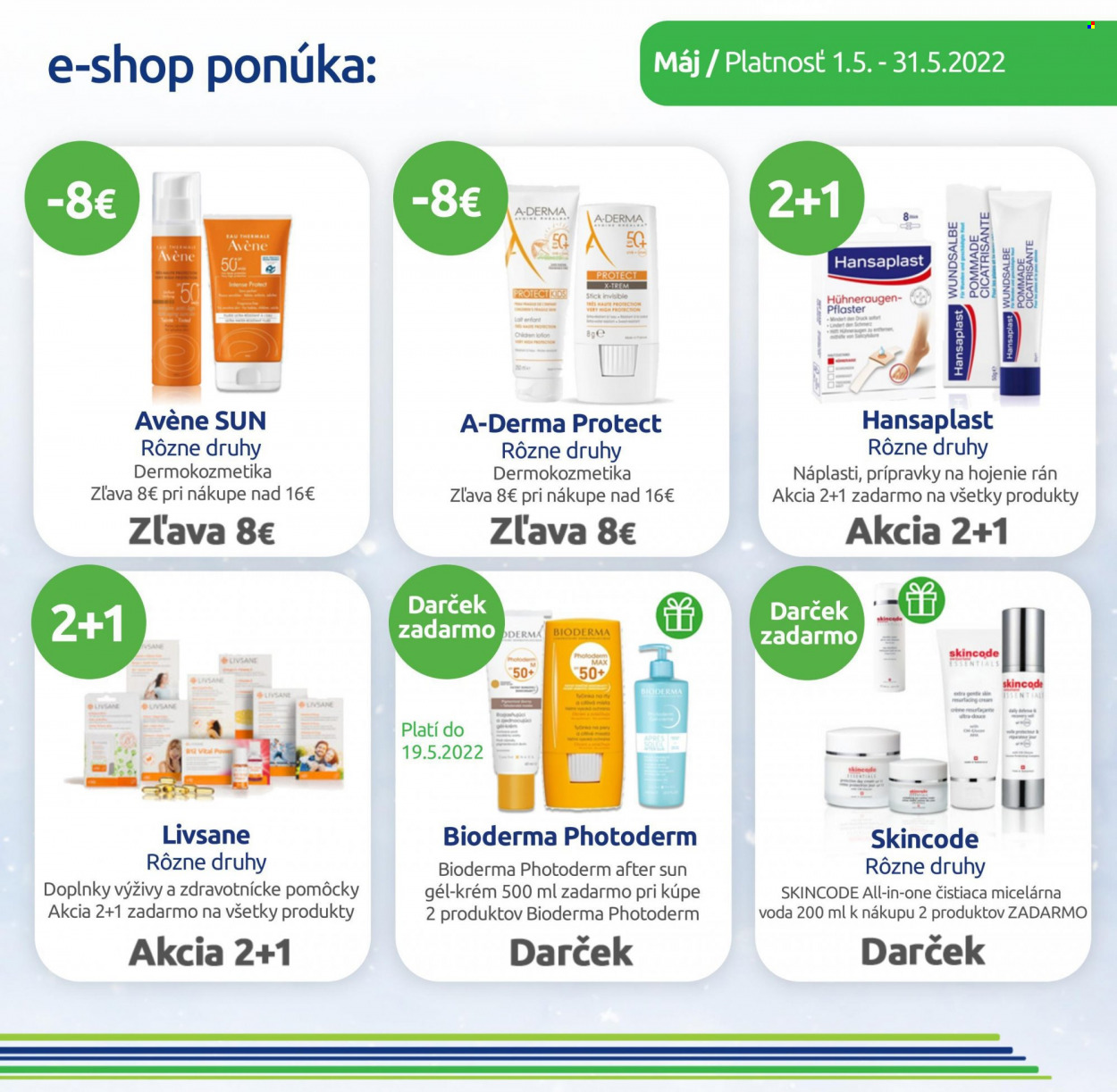 Leták BENU Lekáreň - 1.5.2022 - 31.5.2022. Strana 2