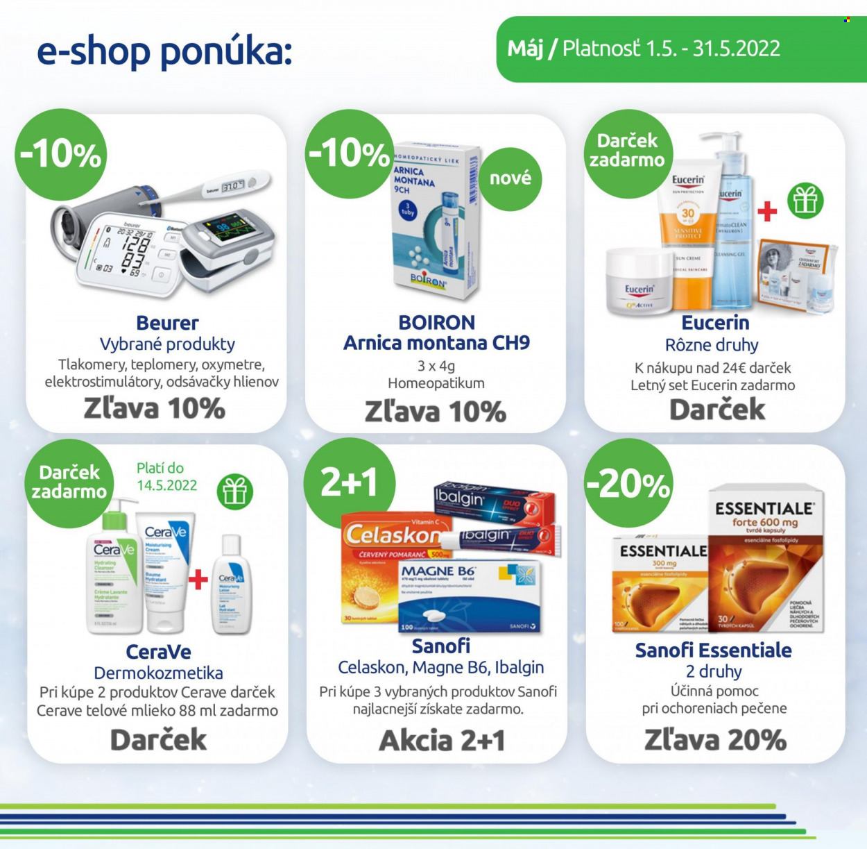 Leták BENU Lekáreň - 1.5.2022 - 31.5.2022. Strana 3