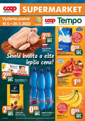 Leták COOP Jednota - 19.5.2022 - 25.5.2022.